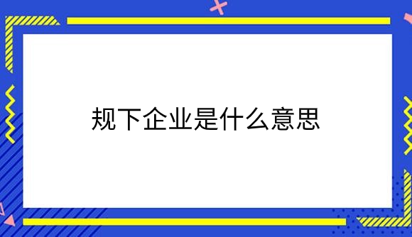 规下企业.png