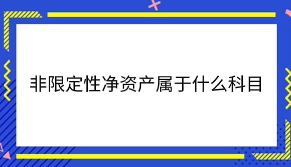 非限定性净资产属于什么科目.png
